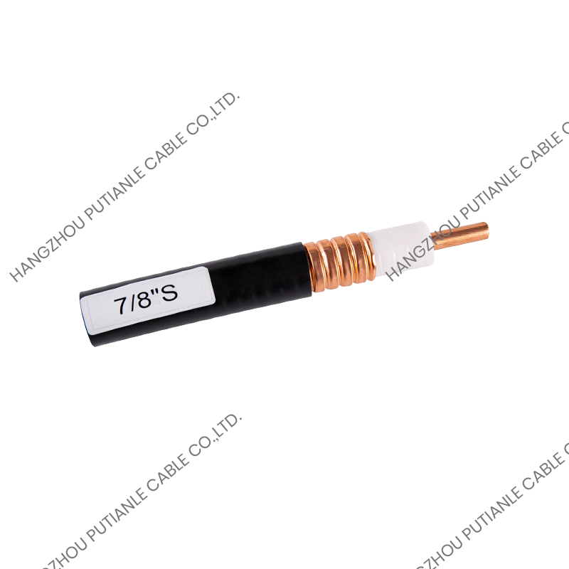 7/8 "super flexibler ringförmiger Wellkupferrohr 50 Ohm Koaxialkabel
